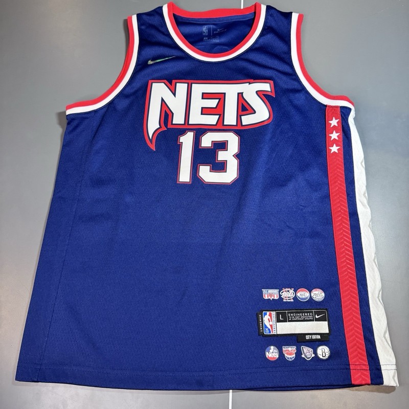 James Harden Brooklyn Nets NBA Nike Swingman Jersey City Edition ADULT Medium