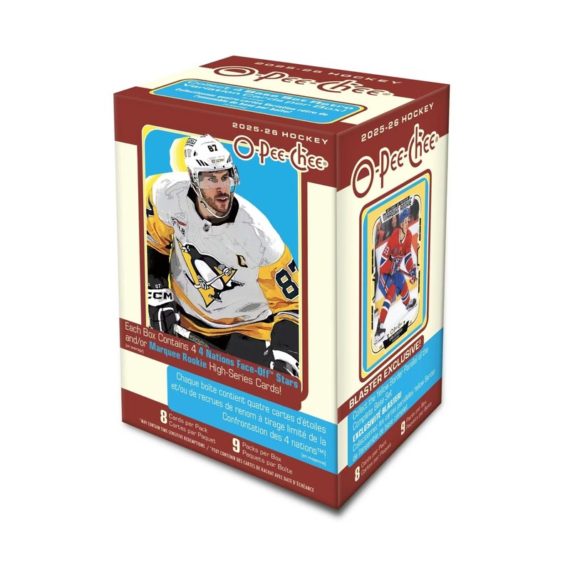2025-26 Upper Deck O-Pee-Chee Hockey 72Ct. Blaster Box | Factory Sealed