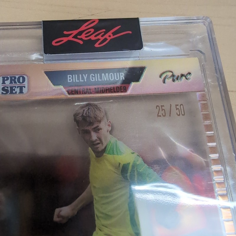2023 Leaf Pro Set Pure - 1989 Autographs Billy Gilmour #89-BG2 Bronze /50 gallery