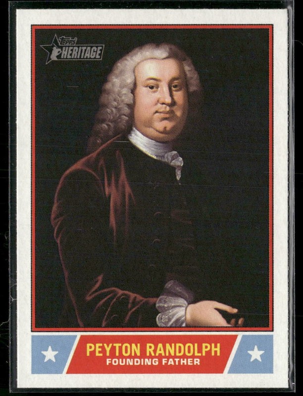 2025 Topps Heritage #NS-15 Peyton Randolph Notable Americans