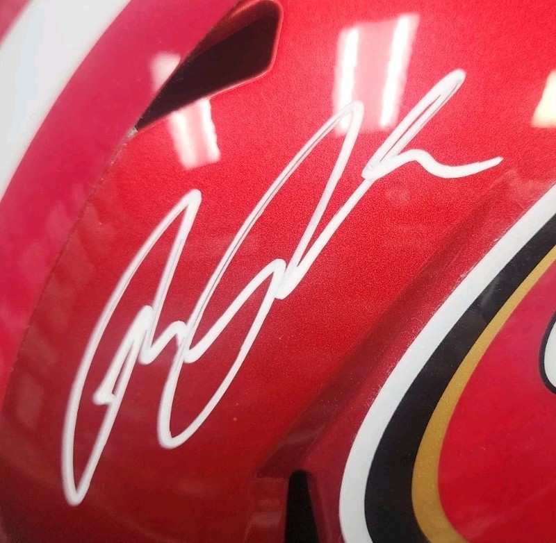 Ricky Pearsall Signed Autographed Fullsize San Francisco 49ers Helmet Beckett gallery