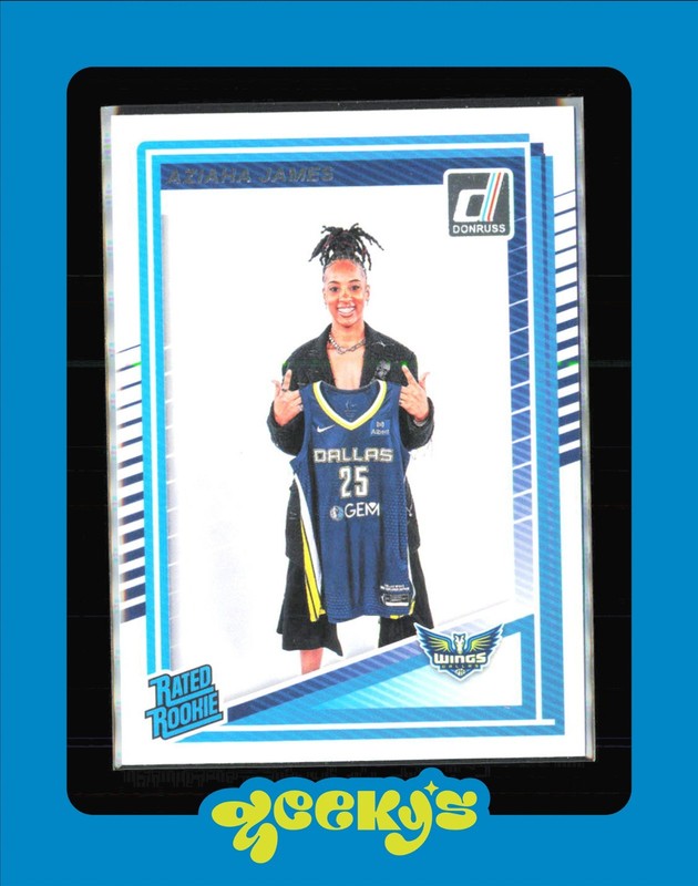 2025 Panini Donruss WNBA – Rated Rookie Aziaha James #95 (RC) $2 MIN ORDER