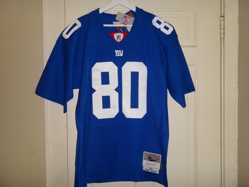 Men’s Jeremy Shockey 2005 Mitchell & Ness NY Giants Throwback Legacy Jersey $160