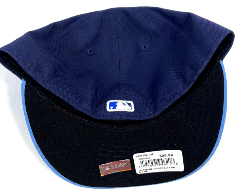 Toronto Blue Jays MLB NE 2020 AC ALT4 Low Profile Fitted Hat~ Navy/Powder Blue gallery
