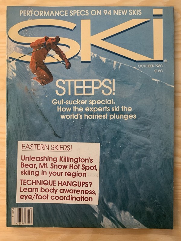 Vintage SKI magazine, October 1980, Vol 45 No. 2, Steeps! , Eastern Skiers