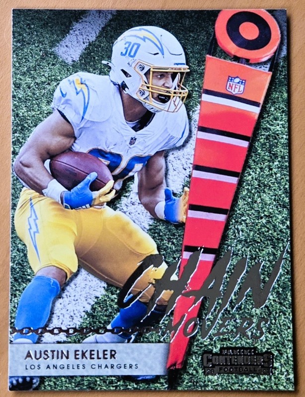 Austin Ekeler 2021 Panini Contenders Chain Movers Insert Los Angeles Chargers
