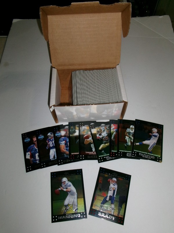 2007 Topps Chrome Football Series 1 Set 1-165 NO VICK #TC-111