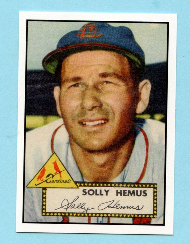 1952 Topps Baseball Reprints -- the missing 5 cards gallery