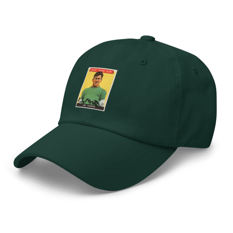 1933 Sport Kings Jim Thorpe Vintage Card Dad Hat – Pre War Sports Legend Cap