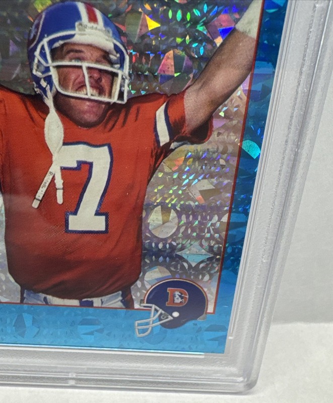 1993 Collectors Edge Elway Prisms #E1 JOHN ELWAY BOTH ARMS OUTSTRETCHED PSA 9 gallery