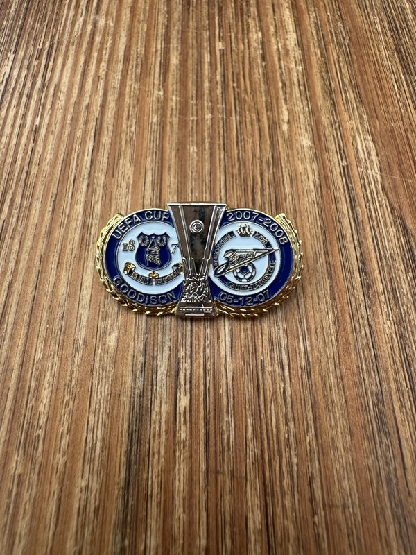 Everton Vs Zenit St 2007/2008 UEFA Europa League Group A Match Day Badge