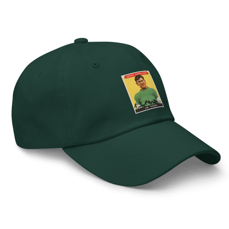 1933 Sport Kings Jim Thorpe Vintage Card Dad Hat – Pre War Sports Legend Cap gallery