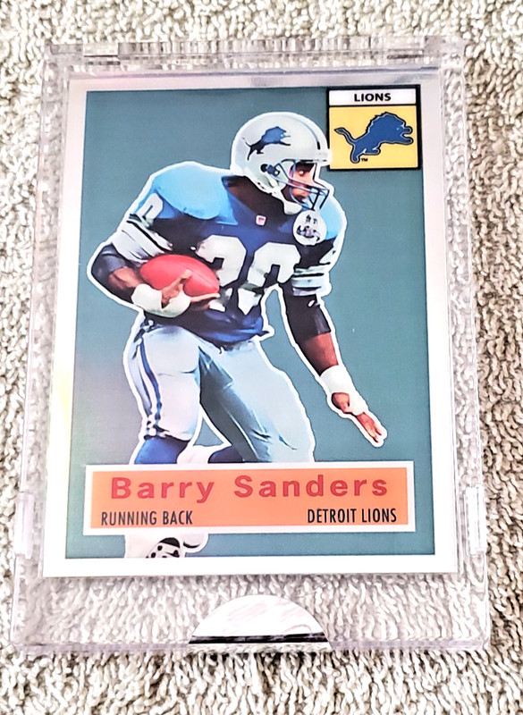 2010 eTopps 1956 Tribute Barry Sanders Sealed from Topps (In Hand) #547/999