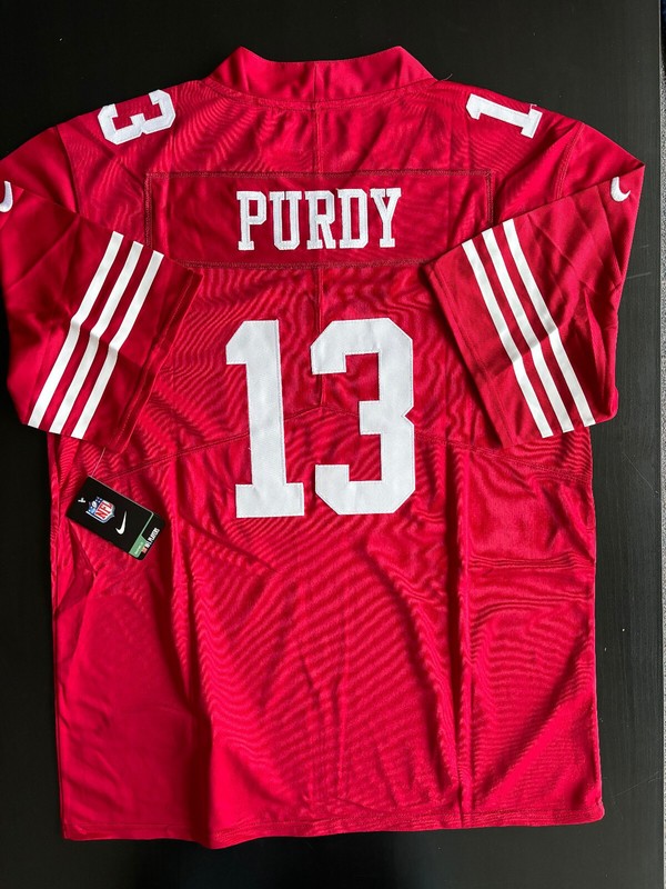 Brock Purdy #13 Men’s On Field San Francisco 49ers RED Jersey MEDIUM NEW – NWT