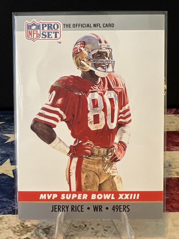 1990 Pro Set Jerry Rice Super Bowl XXII MVP #23. *B1