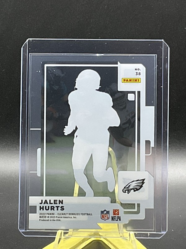 2022 Clearly Donruss Jalen Hurts - Eagles gallery