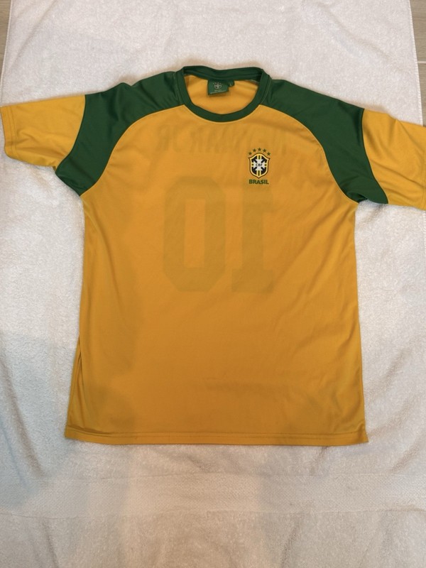 Brazil National Soccer Team Home Jersey Mens Large #10 Neymar Jr Brasil CBF gallery