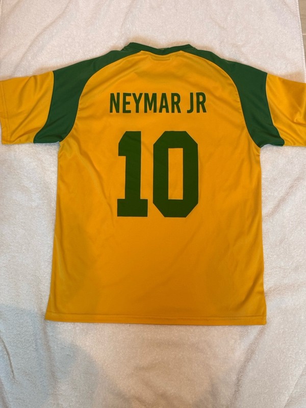 Brazil National Soccer Team Home Jersey Mens Large #10 Neymar Jr Brasil CBF