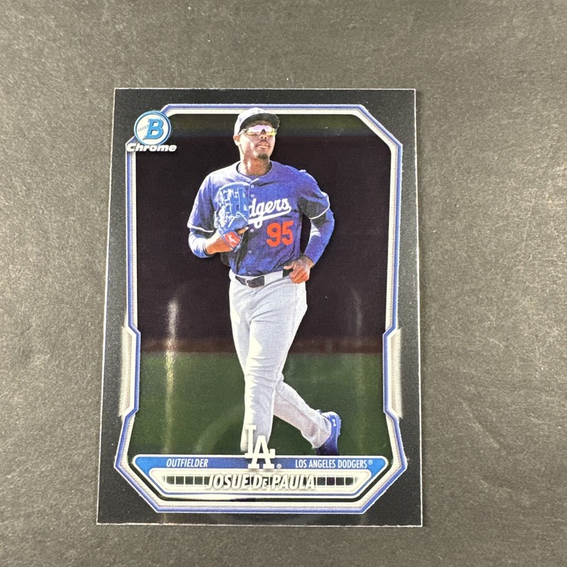 Josue De Paula Chrome Prospect Rookie RC 2026 Bowman Card #BCP-83 LA Dodgers