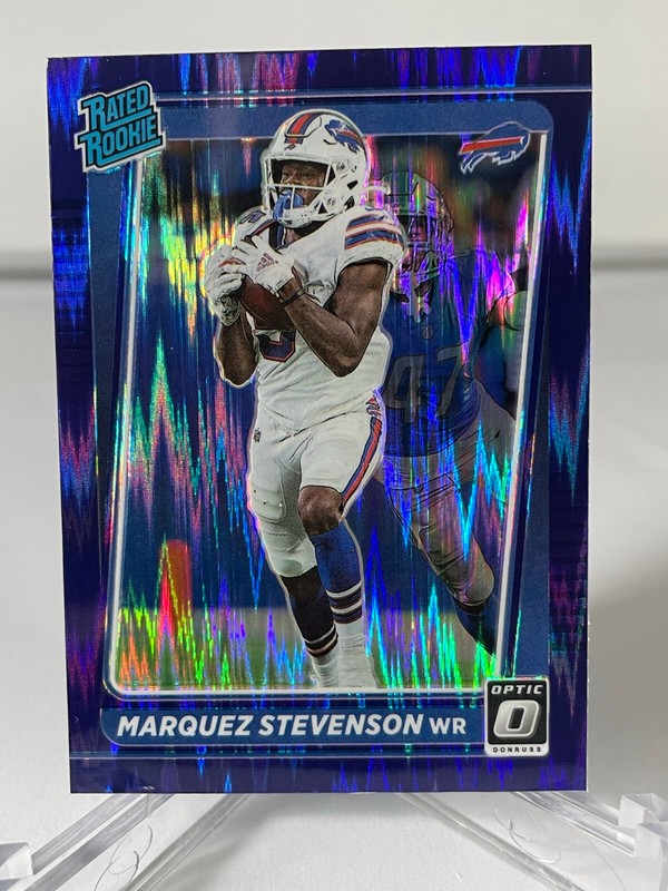 Marquez Stevenson 2021 Donruss Optic Rated Rookie RC #257 Purple Shock Parallel