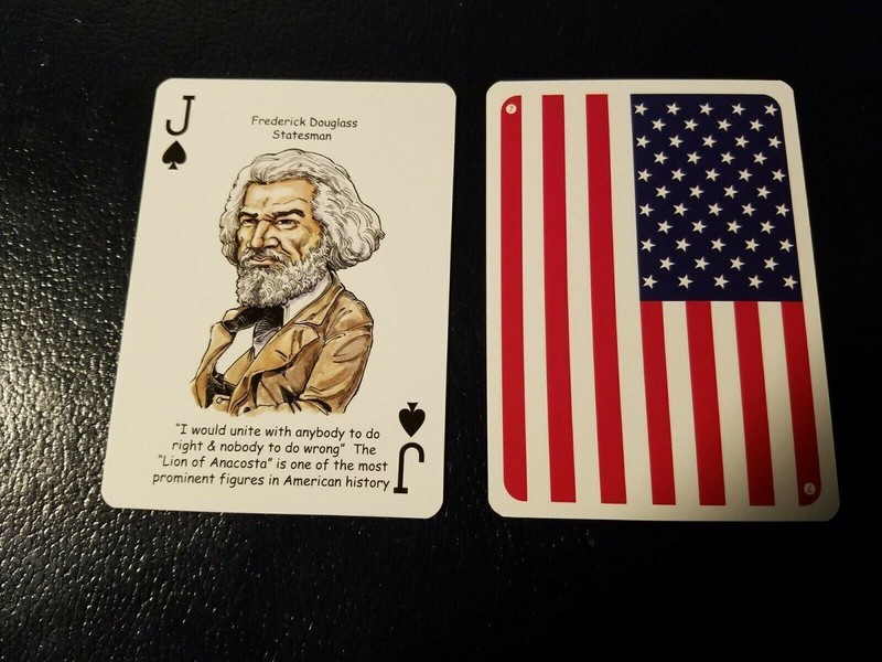 Frederick Douglass Statesman American abolitionist Playing Card TEAM USA