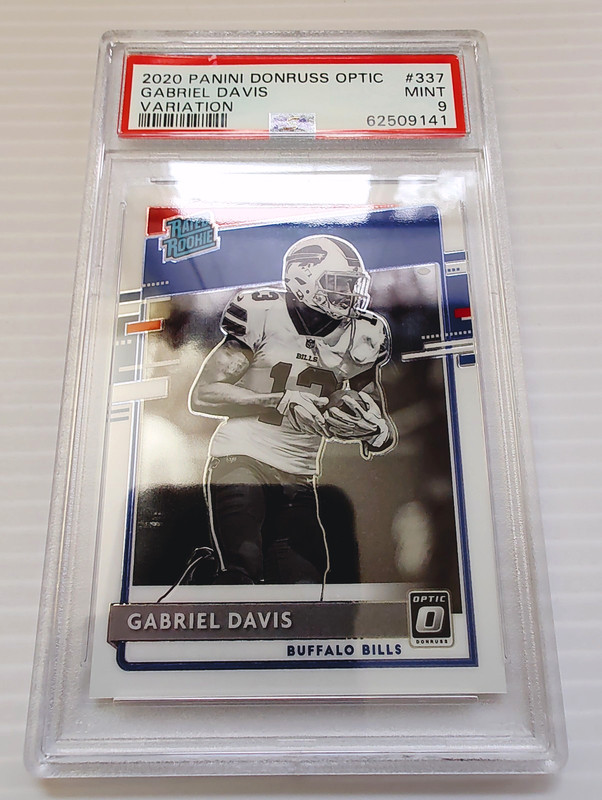 Gabriel Davis 2020 Optic Rated Rookie Variation PSA 9