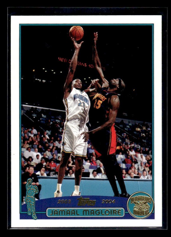 2003-04 Topps Collection #195 Jamaal Magloire Variation New Orleans Hornets