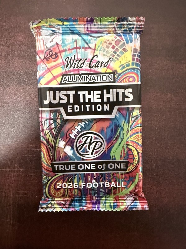 2026 Wild Card Just the Hits Football Artist Proof True 1/1 Sealed Pack
