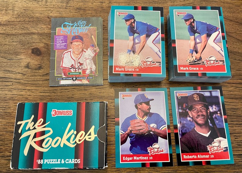 1988 Donruss The Rookies Baseball Baseball Cards 1-56 (NM) – Complete Your Set