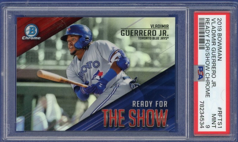 2019 Bowman CHROME #RFTS1 VLADIMIR GUERRERO JR. Ready For The Show PSA 9 MINT