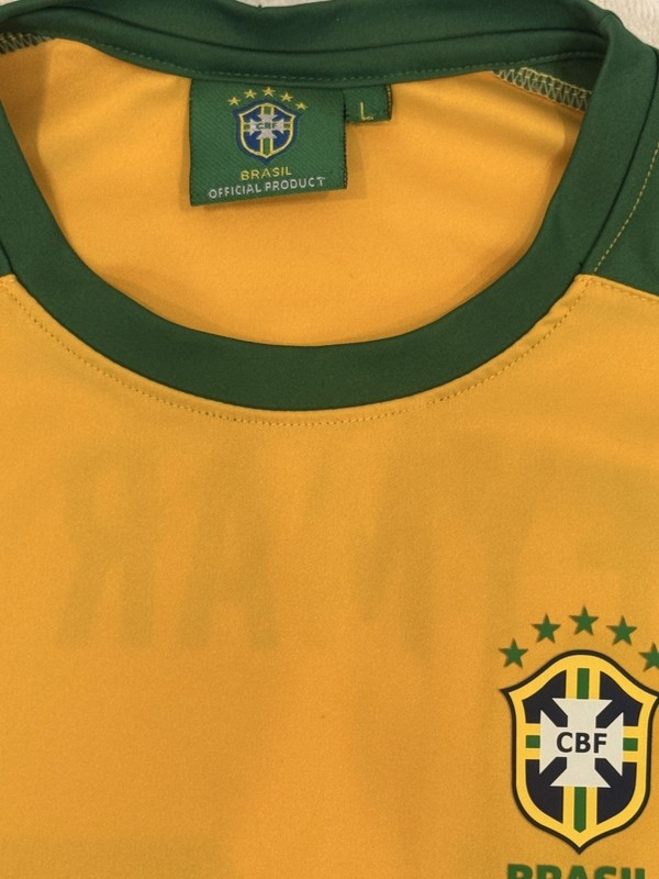 Brazil National Soccer Team Home Jersey Mens Large #10 Neymar Jr Brasil CBF gallery