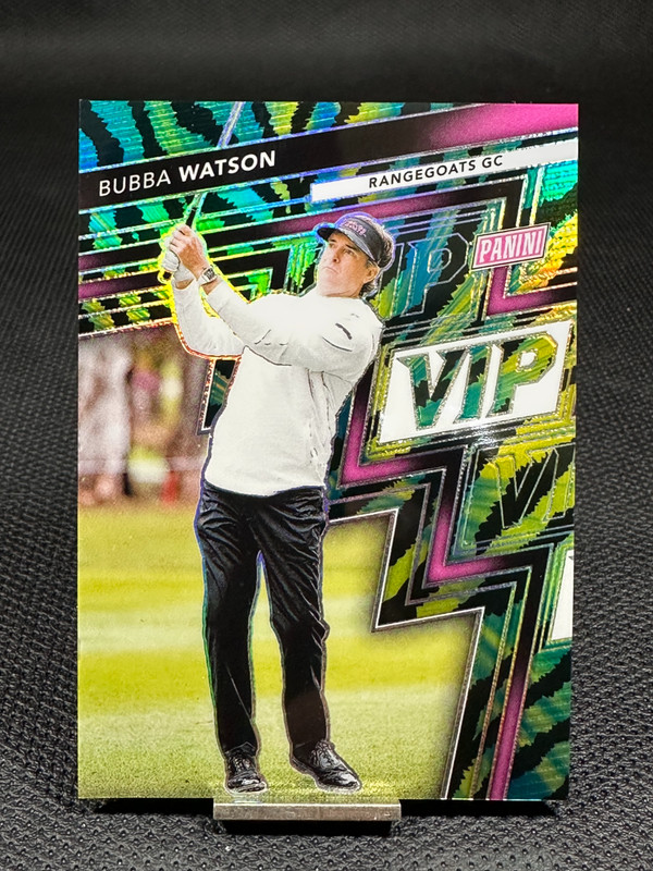 2025 Panini National VIP BUBBA WATSON Baja Tiger Stripes Prizm #63