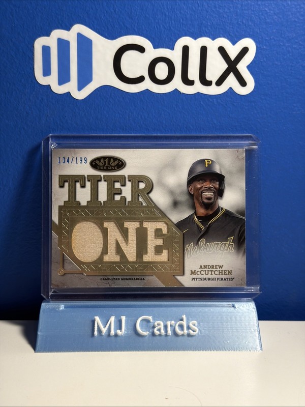 2024 Topps Tier One-Tier One Relics Die-Cut Andrew McCutchen #T1RD-AM /199 (MEM)