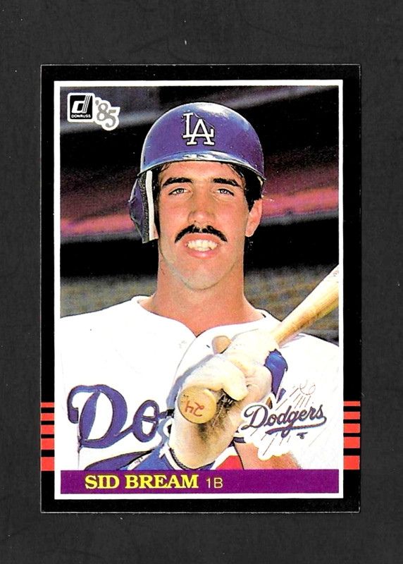 1985 DONRUSS SET-BREAK # 470 SID BREAM (RC) LOS ANGELES DODGERS ROOKIE NM