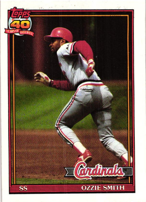 1991 Topps 40 Years Singles-You Pick From List-Card #s 1-252 soft corners gallery