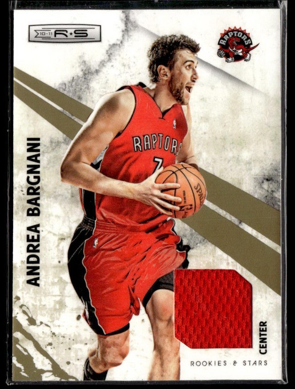 2010-11 Panini #14 Andrea Bargnani Materials SN,MEM #147/299 3203H