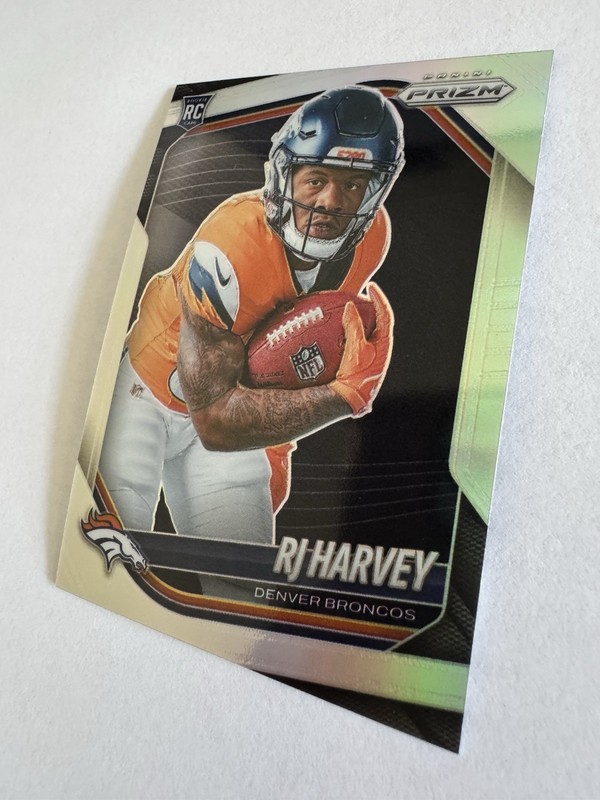 2025 Panini Prizm - RJ Harvey #410 Rookie Variation Silver Prizm (RC) gallery