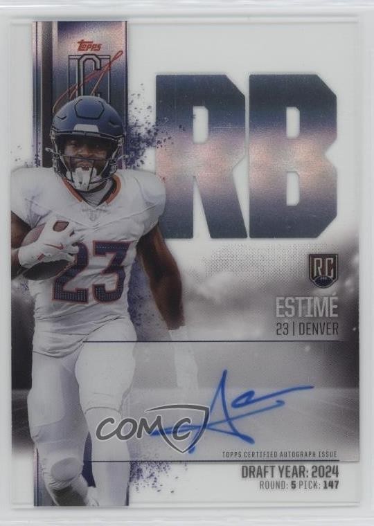 2024 Signature Class Rookie Crystal Clear Audric Estime Estimé Auto RC 1o9k