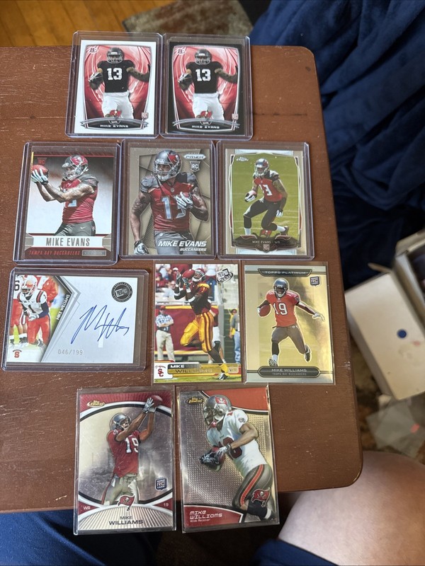 14 Mike Evans BM 1;BMBlack;TC;R&S;Prizm:10 M.William P.P 1,1 Auto /199,TP,Finest