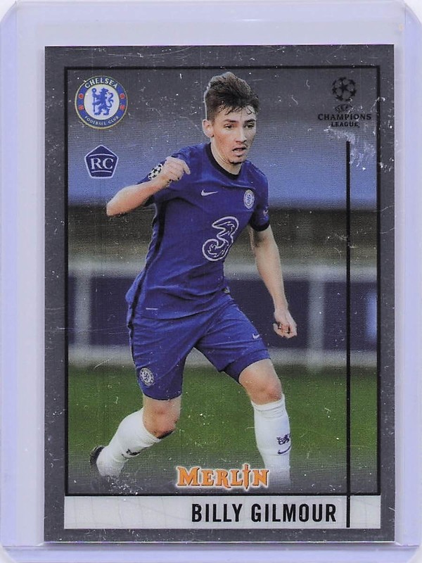 2020-21 Merlin Billy Gilmour Rookie RC Scotland