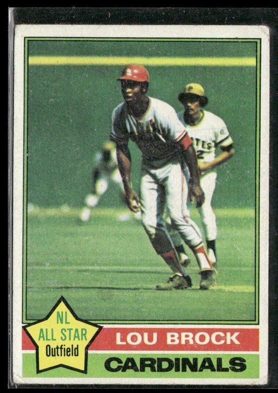 Baseball Topps Lou Brock Near Mint or Better