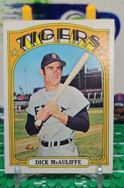1972 Topps – High # Dick McAuliffe #725 Tigers ***