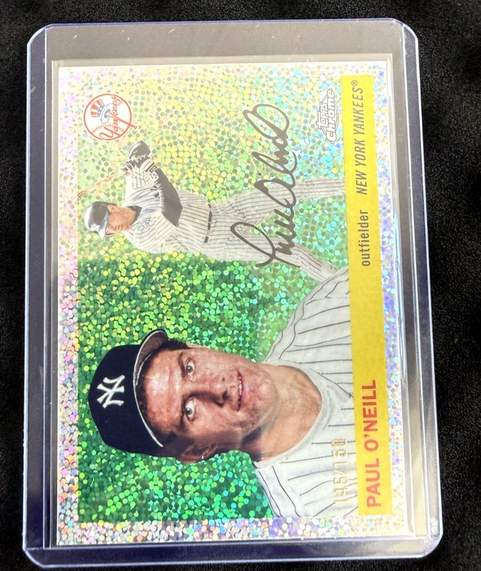 2025 Topps Chrome Platinum Paul O’Neill #316 Speckle Refractor /150 Yankees