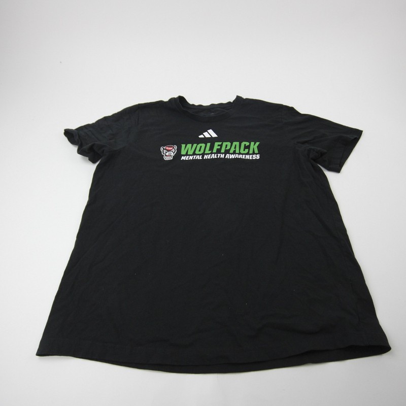 NC State Wolfpack adidas Short Sleeve Shirt Men’s Black Used XL