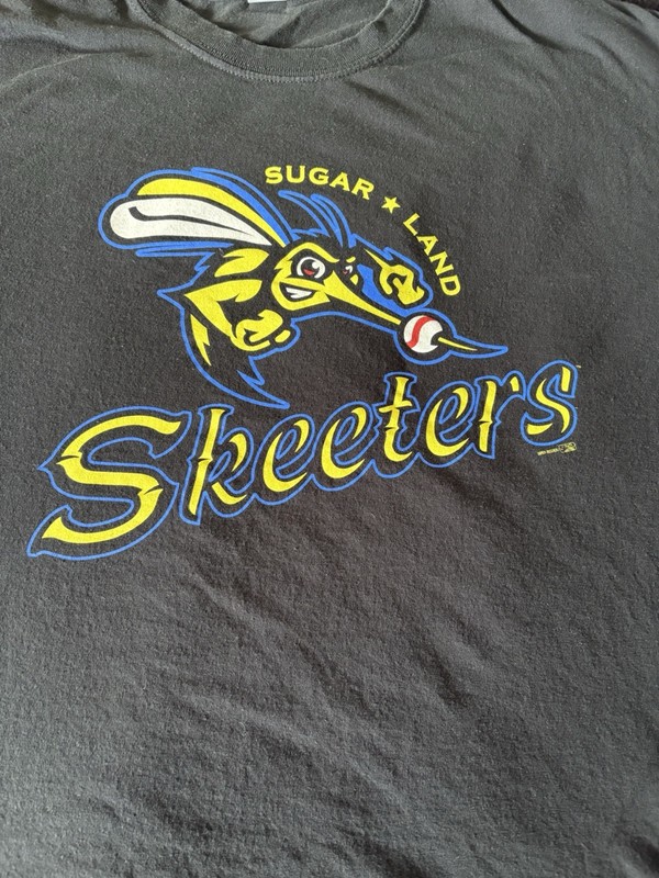 Sugar Land Skeeters x Gildan Heavy Cotton black graphic tee size men’s Size 2XL gallery