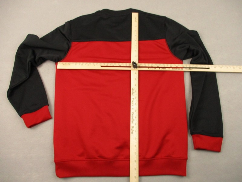 NC State Wolfpack Sweater Men Small Red Adidas Climalite Crew Pullover NCAA S gallery
