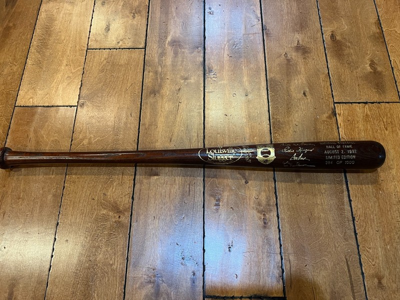 1992 HOF HALL OF FAME INDUCTION BASEBALL BAT TOM SEAVER FINGERS ++ LE /500