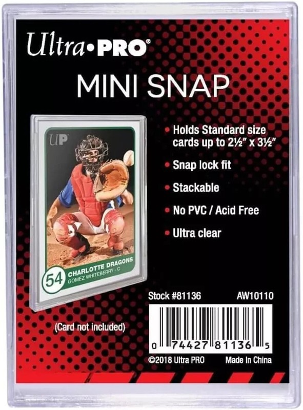 Ultra PRO Mini Snap Tite Holders NEW 1,2,5,10,25,50,100,200,500,1000 YOU PICK