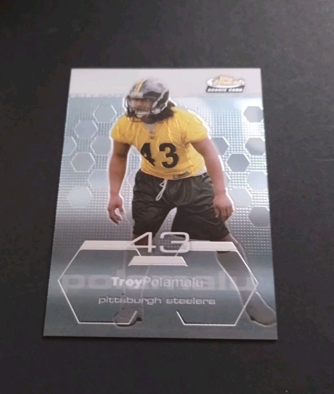 2003 Topps Finest – Troy Polamalu #61 (RC)