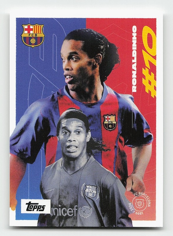 2024-25 Topps FC Barcelona Team Set #36 Ronaldinho